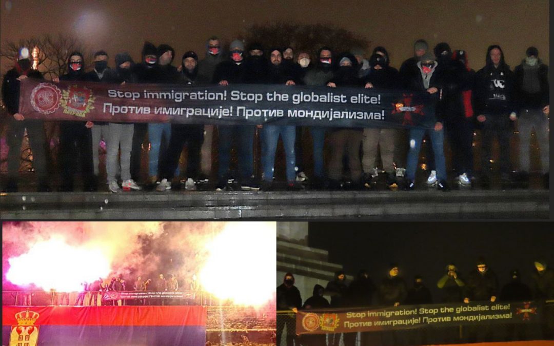 Акција у Београду: Смрт мондијалистичкој окупацији, стоп најезди туђинаца!