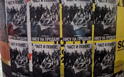 Акција у Београду: Част и образ нису на продају!