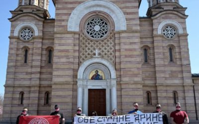 Акција у Бањалуци: Обе стране Дрине славе твоје име!