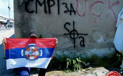 Поводом осуда србских родољуба на најтеже казне од стране шиптарских узурпатора